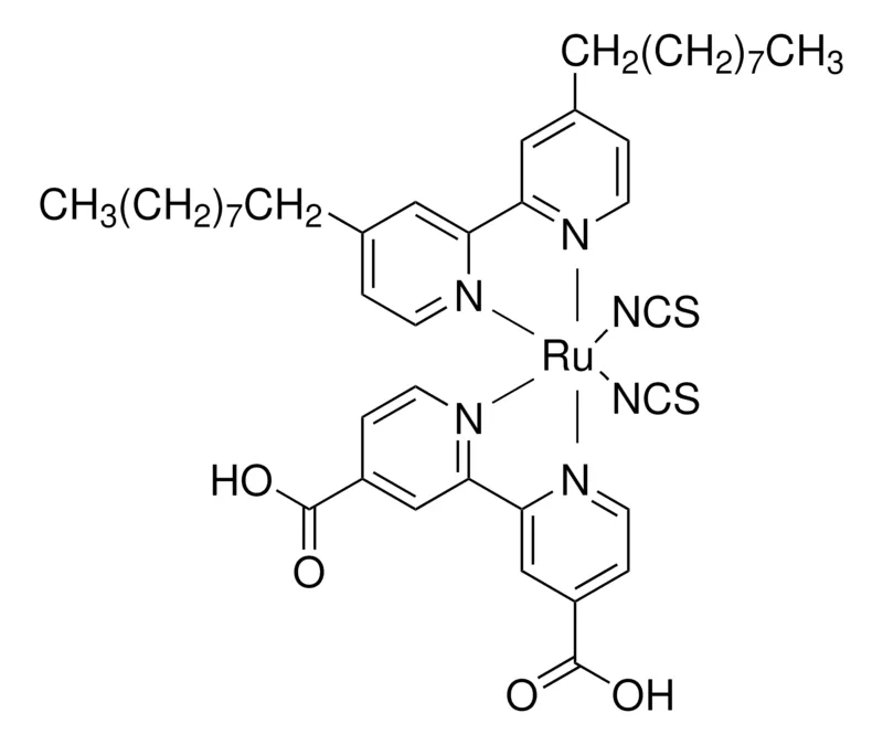 Sigma-Aldrich 顺式-双(异硫氰基)(2,2′-联吡啶基-4,4′-二羧基)(4,4′-二-壬基-2′-联吡啶基)钌(II)，95%（核磁共振）
