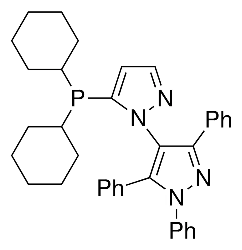 Sigma-Aldrich 5-(Dicyclohexylphosphino)-1′,3′,5′-triphenyl-1′H-[1,4′]bipyrazole，97%，固体