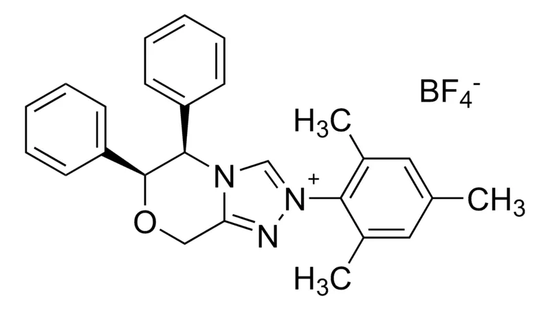 Sigma-Aldrich (5R,6S)-2-Mesityl-5,6-diphenyl-6,8-dihydro-5H-[1,2,4]triazolo[3,4-c][1,4]oxazin-2-ium tetrafluoroborate，97%，固体