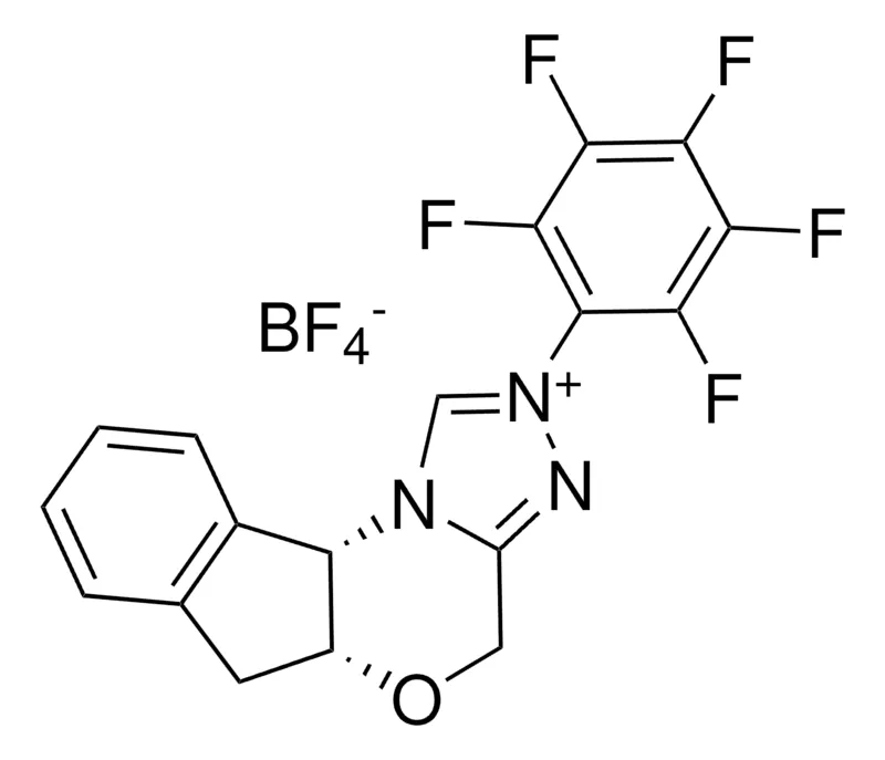 Sigma-Aldrich 5a(R),10b(S)-5a,10b-二氢-2-(五氟苯基)-4H,6H-茚并[2,1-b][1,2,4]三唑并[4,3-d][1,4]噁嗪鎓四氟硼酸，百分之九十七