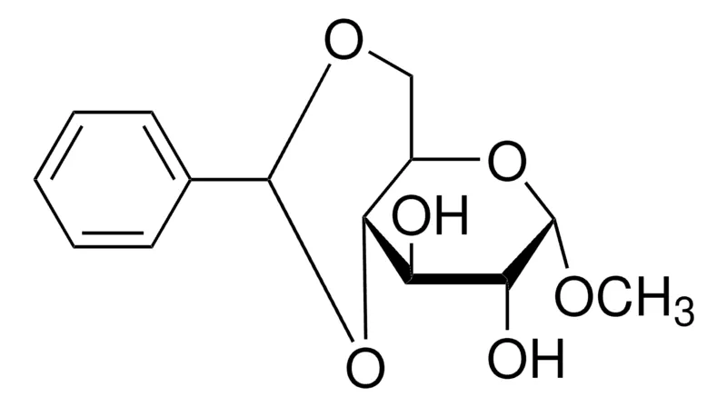 Sigma-Aldrich (+)-(4,6-O-亚苄基)甲基-α-D-吡喃葡萄糖苷,百分之九十七