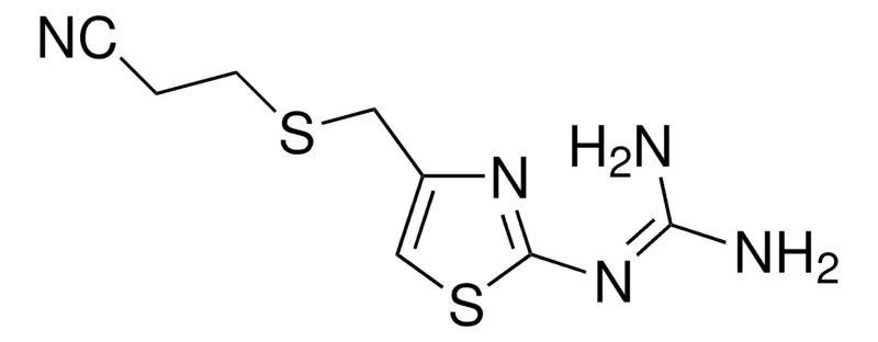 Sigma-Aldrich 2-[4-(2-氰乙基硫代)甲基]噻唑基胍，百分之九十七