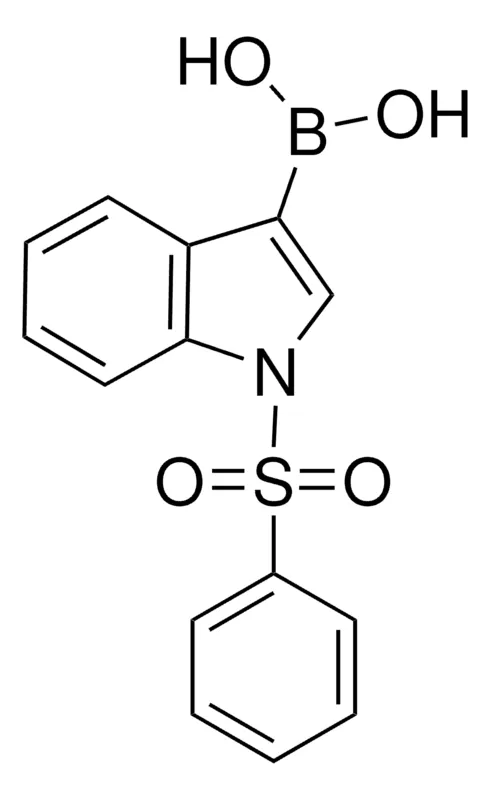 Sigma-Aldrich 1-(苯磺酰基)-3-吲哚基硼酸，百分之九十七
