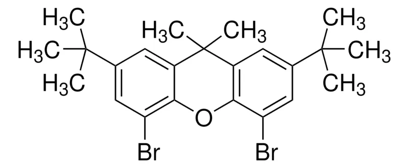 Sigma-Aldrich 4,5-二溴-2,7-二-叔丁基-9,9-二甲基氧杂蒽,百分之九十七