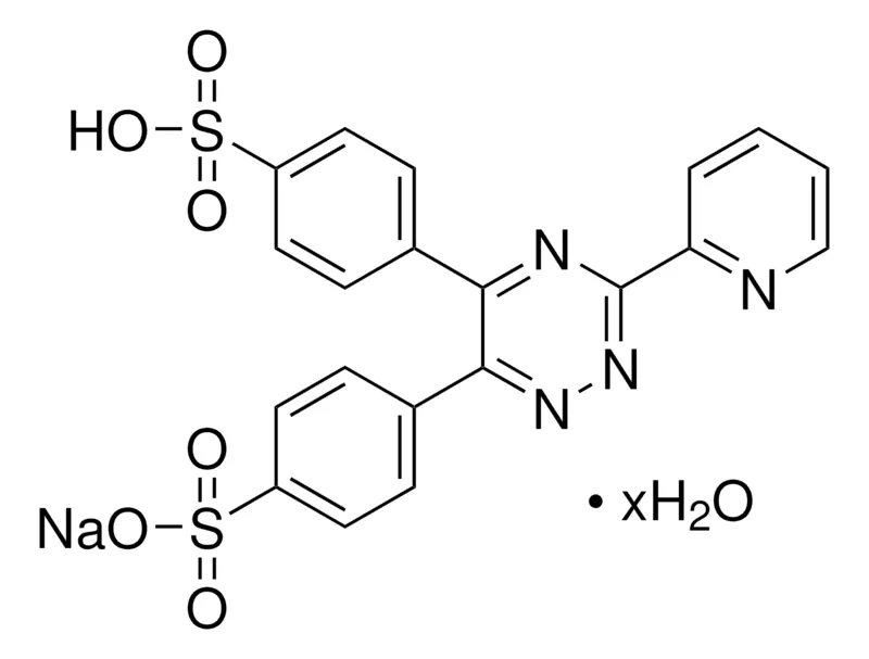 Sigma-Aldrich 3-(2-吡啶基)-5,6-二苯基-1,2,4-三嗪-4,4′-二磺酸 单钠盐 水合物,97%,固体
