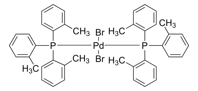 Sigma-Aldrich trans-Dibromo[bis(tri-o-tolylphosphine)]palladium(II)，97%，固体