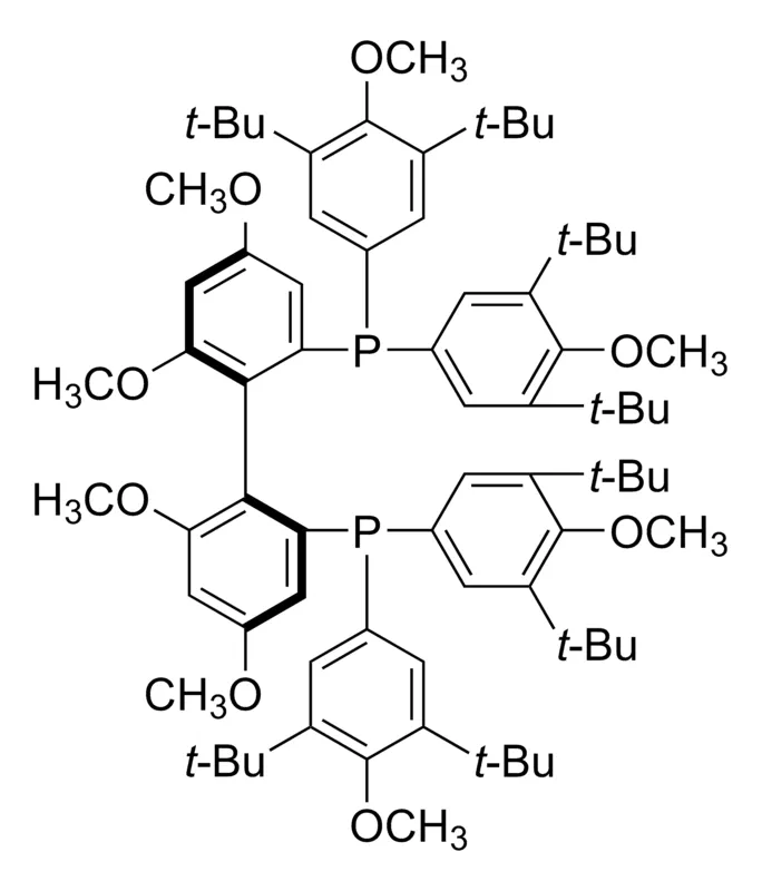 Sigma-Aldrich (S)-(4,4′,6,6′-Tetramethoxybiphenyl-2,2′-diyl)bis(bis(3,5-di-tert-butyl-4-methoxyphenyl)phosphine,97%,固体
