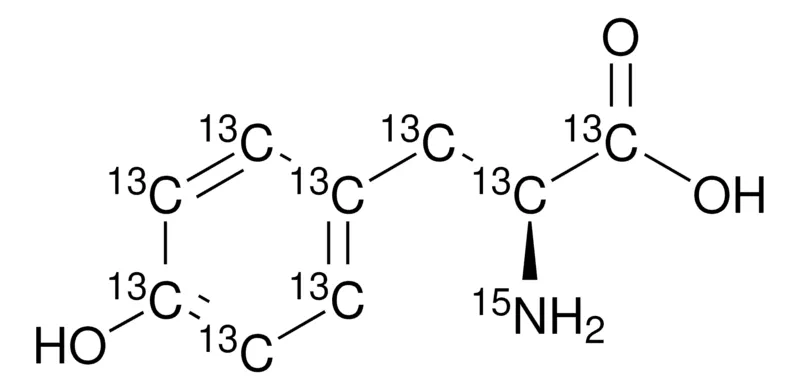 Sigma-Aldrich L-酪氨酸-13C9,15N,98原子% 13 C,98原子% 15 N,95%(CP)