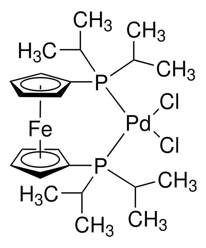 Sigma-Aldrich 1,1′-双(二异丙基膦基)二茂铁二氯化钯，98%，粉末