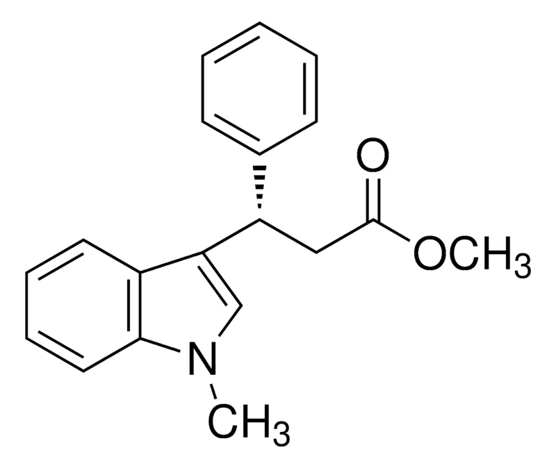Sigma-Aldrich (3S)-(+)-3-(甲基-1H-吲哚-3-基)-3-苯丙酸甲酯，百分之九十八