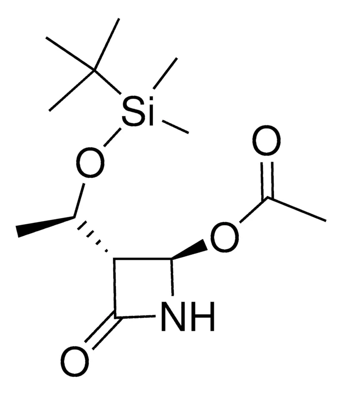 Sigma-Aldrich [3R(1′R,4R)]-(+)-4-乙酰氧基-3-[1-(叔丁基二甲基硅氧基)乙基]-2-氮杂环丁酮，百分之九十八