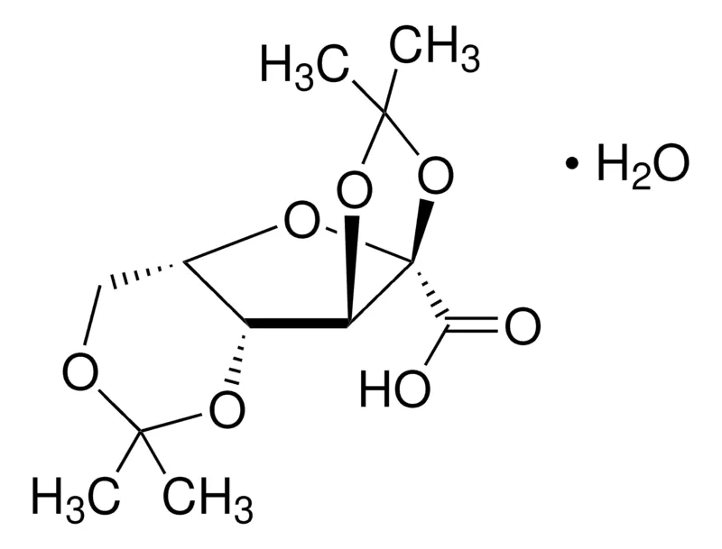 Sigma-Aldrich (-)-2,3:4,6-二亚异丙基-2-酮-L-古洛糖酸 一水合物，百分之九十八