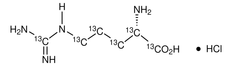 Sigma-Aldrich L-精氨酸-13C6 盐酸盐,99原子% 13 C,95%(CP)