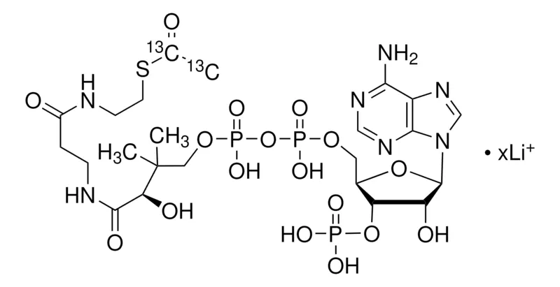 Sigma-Aldrich 乙酰基-1,2-13C2 辅酶 A 锂盐,99原子% 13 C,95%(CP)