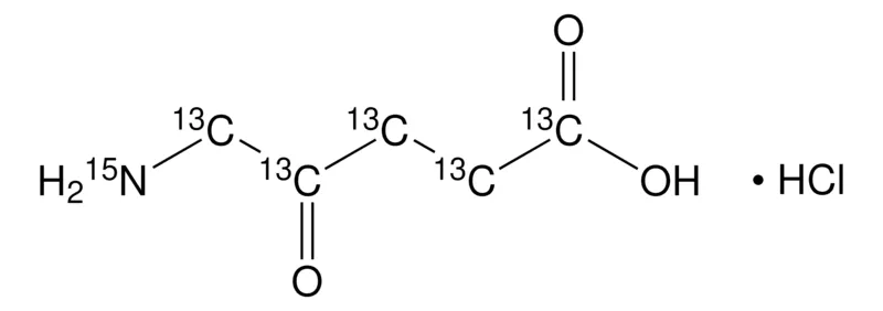 Sigma-Aldrich 5-氨基酮戊酸-13C5, 15N 盐酸盐，99原子% 13 C，98原子% 15 N，97%（CP）