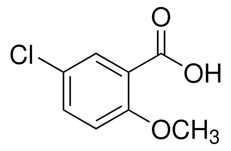 Sigma-Aldrich 5-氯-2-甲氧基苯甲酸，百分之九十九