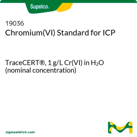 默克Supelco 铬(VI)ICP标准液,TraceCERT®,1 g/L Cr(VI)水溶液(标称浓度)