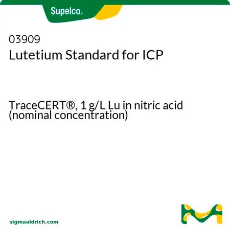 默克Supelco 镏ICP标准液,TraceCERT®,1 g/L Lu硝酸溶液(标称浓度)