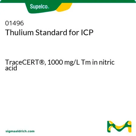 默克Supelco 铥ICP标准液,TraceCERT®,1000 mg/L Tm硝酸溶液