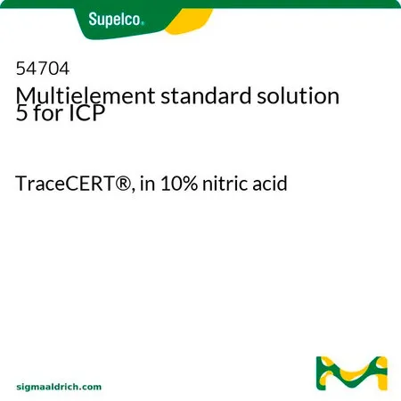 默克Supelco ICP多元素混标5,TraceCERT®,10%硝酸溶液