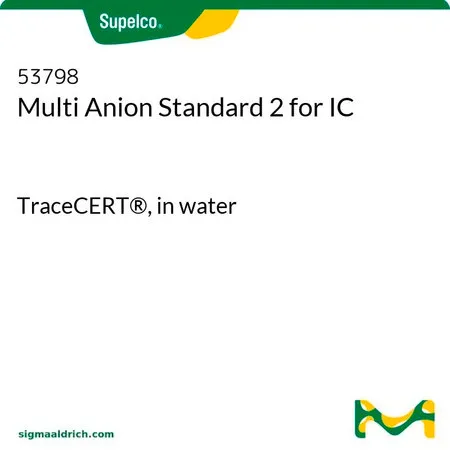 默克Supelco 阴离子IC混标2,离子色谱分析,TraceCERT®,水中
