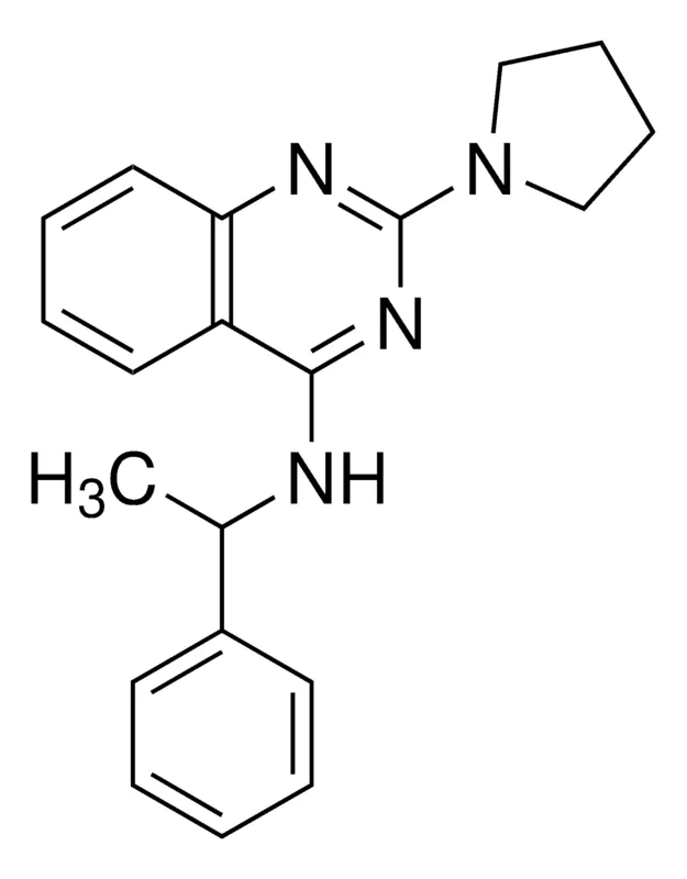 Sigma-Aldrich Importazole,一种细胞可渗透的二氨基喹唑啉化合物,其以可逆方式选择性阻断输入蛋白-β-介导的携带NLS的货物的核输入。