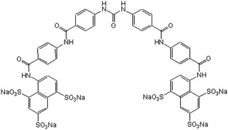 Sigma-Aldrich NF279,一种苏拉明类似物,作为P2 X受体的高度选择性、竞争性和可逆性ATP拮抗剂(在平滑肌中IC 50/KB~1 µM)。