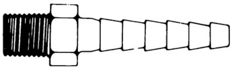 默克密理博 Hose adapter, 1/4 in. NPTF to 5/16 in. ID, polypropylene，用于样品制备的过滤器支架附件。