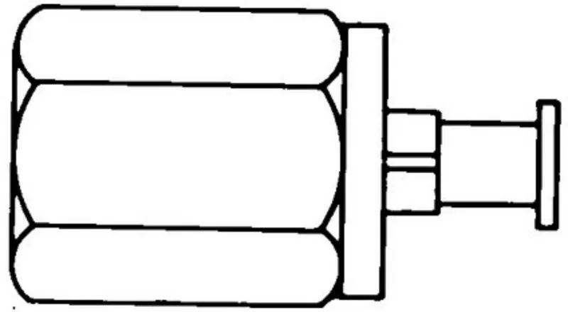 默克密理博 Adapter, 1/4 in. NPTF to F Luer-Lok,用于样品制备的过滤器支架附件。