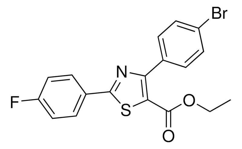Sigma-Aldrich Ethyl 4-(4-bromophenyl)-2-(4-fluorophenyl)thiazole-5-carboxylate,AldrichCPR