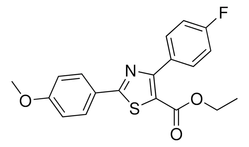 Sigma-Aldrich Ethyl 4-(4-fluorophenyl)-2-(4-methoxyphenyl)thiazole-5-carboxylate,AldrichCPR