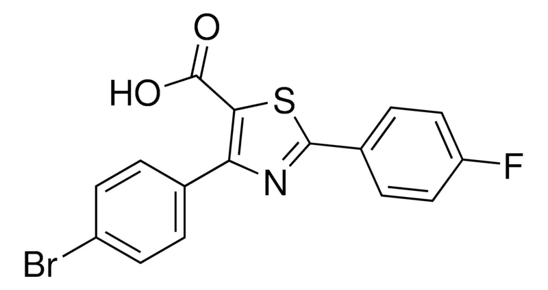 Sigma-Aldrich 4-(4-Bromophenyl)-2-(4-fluorophenyl)thiazole-5-carboxylic acid,AldrichCPR