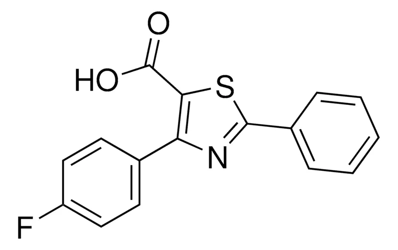 Sigma-Aldrich 4-(4-Fuorophenyl)-2-phenylthiazole-5-carboxylic acid,AldrichCPR