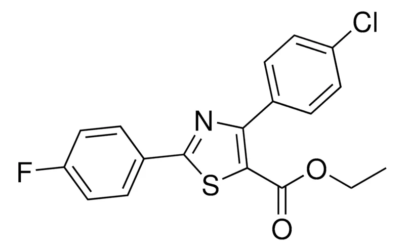 Sigma-Aldrich Ethyl 4-(4-chlorophenyl)-2-(4-fluorophenyl)thiazole-5-carboxylate,AldrichCPR