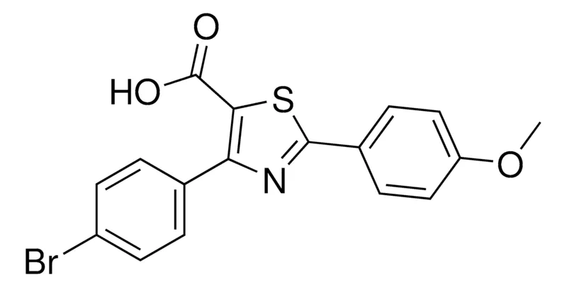 Sigma-Aldrich 4-(4-Bromophenyl)-2-(4-methoxyphenyl)thiazole-5-carboxylic acid,AldrichCPR