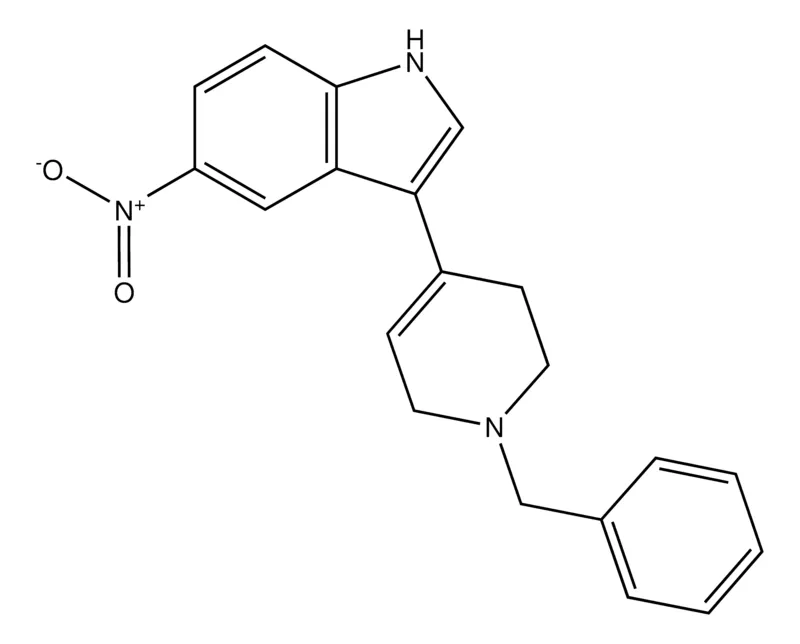 Sigma-Aldrich 5-Nitro-3-(1-benzyl-1,2,3,6-tetrahydropyridin-4-yl)-1H-indole,AldrichCPR
