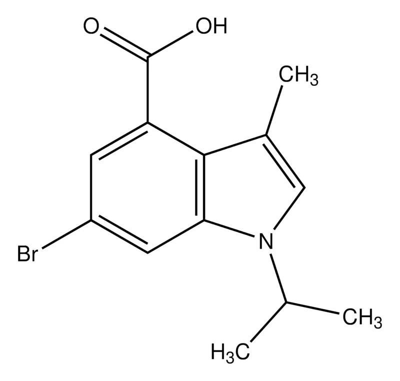 Sigma-Aldrich 6-bromo-1-isopropyl-3-methyl-1H-indole-4-carboxylic acid，AldrichCPR