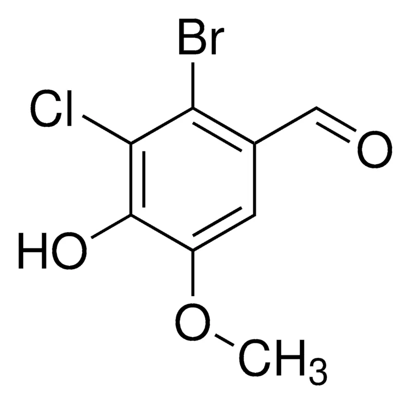 Sigma-Aldrich 2-Bromo-3-chloro-4-hydroxy-5-methoxybenzaldehyde,AldrichCPR
