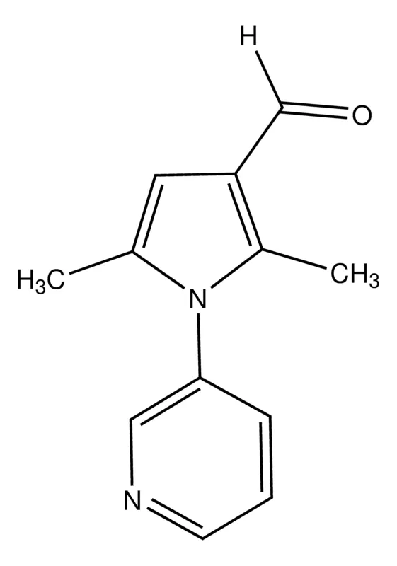 Sigma-Aldrich 2,5-Dimethyl-1-pyridin-3-yl-1H-pyrrole-3-carbaldehyde,AldrichCPR
