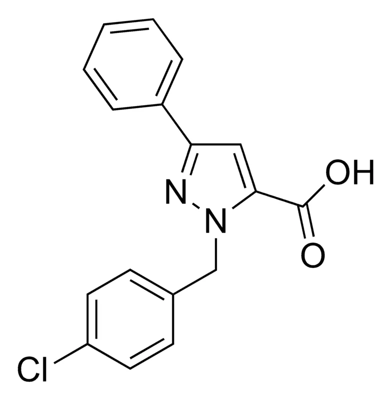Sigma-Aldrich 1-(4-Chlorobenzyl)-3-phenyl-1H-pyrazole-5-carboxylic acid,AldrichCPR