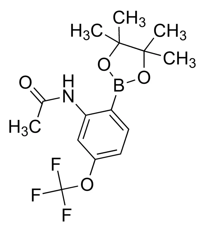 Sigma-Aldrich 2-Acetamido-4-(trifluoromethoxy)phenylboronic acid, pinacol ester,AldrichCPR