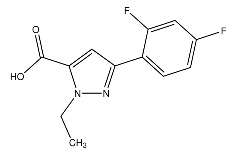 Sigma-Aldrich 1-Ethyl-3-(2,4-difluorophenyl)-1H-pyrazole-5-carboxylic acid,AldrichCPR