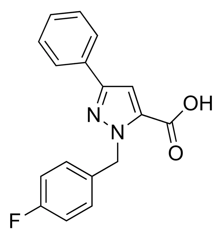 Sigma-Aldrich 1-(4-Fluorobenzyl)-3-phenyl-1H-pyrazole-5-carboxylic acid,AldrichCPR