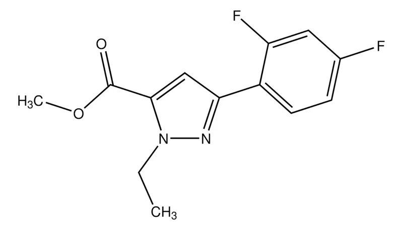 Sigma-Aldrich Methyl 1-ethyl-3-(2,4-difluorophenyl)-1H-pyrazole-5-carboxylate,AldrichCPR