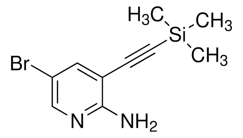 Sigma-Aldrich 5-Bromo-3-((trimethylsilyl)ethynyl)pyridin-2-amine,AldrichCPR