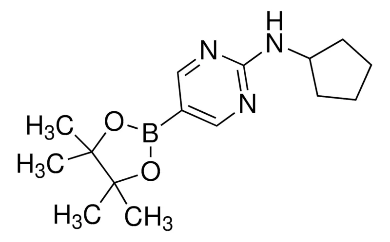 Sigma-Aldrich N-cyclopentyl-5-(4,4,5,5-tetramethyl-1,3,2-dioxaborolan-2-yl)pyrimidin-2-amine,AldrichCPR