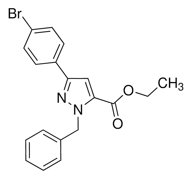 Sigma-Aldrich Ethyl 1-benzyl-3-(4-bromophenyl)-1H-pyrazole-5-carboxylate,AldrichCPR