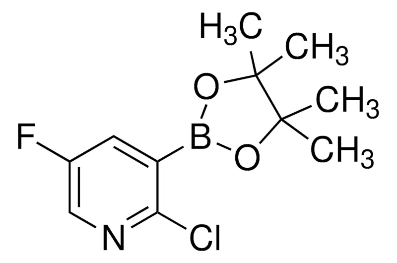 Sigma-Aldrich 2-Chloro-5-fluoro-3-(4,4,5,5-tetramethyl-1,3,2-dioxaborolan-2-yl)pyridine,AldrichCPR