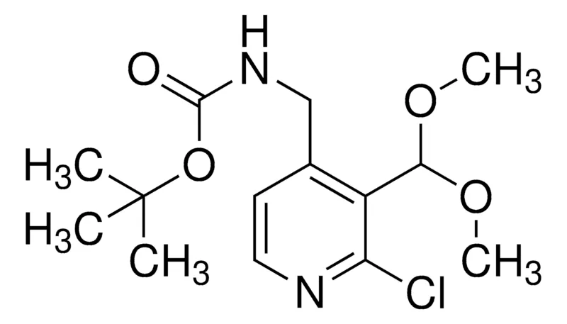 Sigma-Aldrich tert-Butyl (2-chloro-3-(dimethoxymethyl)pyridin-4-yl)methylcarbamate,AldrichCPR