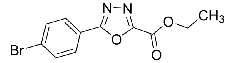 Sigma-Aldrich Ethyl 5-(4-bromophenyl)-1,3,4-oxadiazole-2-carboxylate,AldrichCPR